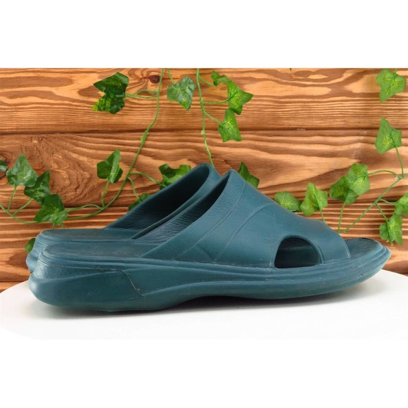 Nikta Size 11.5 M Green/Blue Slide Synthetic Men‎ Shoes - Picture 4 of 7